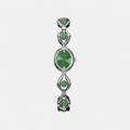 The Kensington — Silver / Green